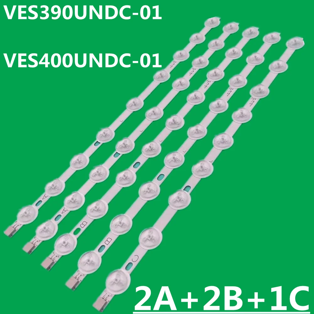 LED شريط إضاءة خلفي ل 39 "NDV REV1.0 ABC نوع VES400UNDC-01 39FLHY168D 40L3454DB 40L1343DG 40FMD294B-P 39FPD274D K40DLV2F