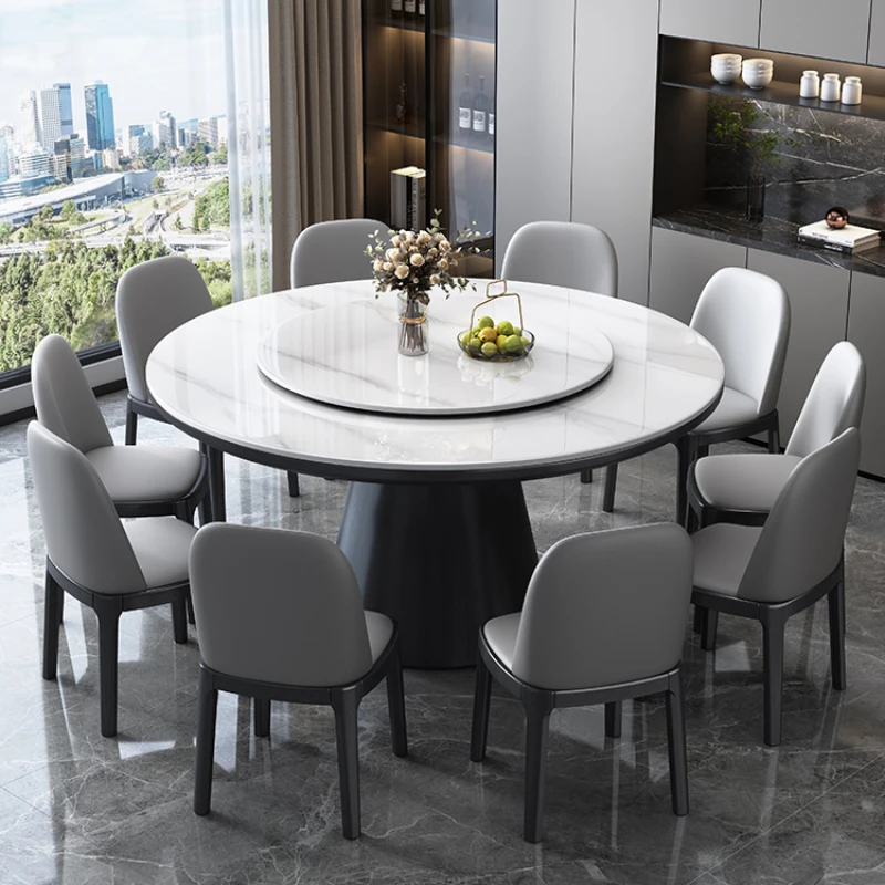 

Chairs Living Room Dining Table Individual Round Dinning High Tables Luxury Center Marble Dining Table Tabela Home Furniture