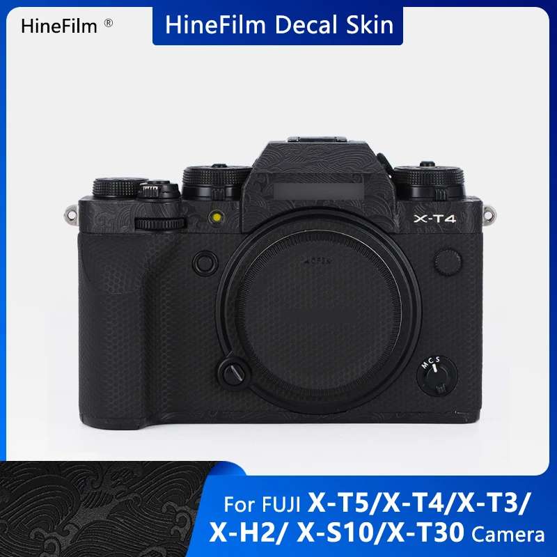 Fuji XT5 XT4 XT3 XH2 XH2S Camera Sticker Decal Skin Wrap Cover for Fujifilm X-T5 X-S10 X-T30 Camera Anti Scratch Court Wraps