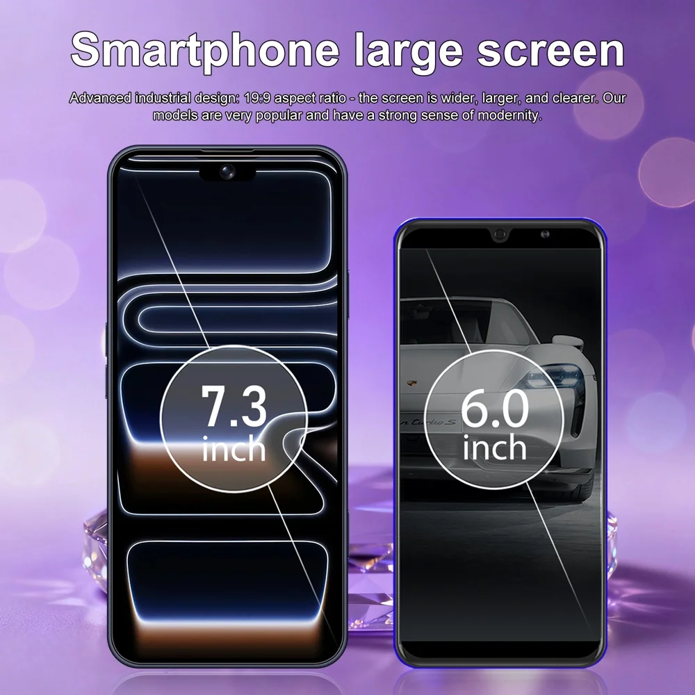 K-Touch IFone 17 Pro Maxi 7.3HD Cell Phone Android 15 Mobile Phones 22G+2TB Smartphone 5G Dual SIM 7800mAh Unlocked Global Version 16+48MP Cellphones