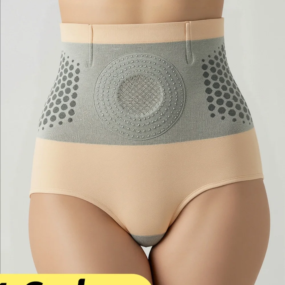 Shapewear Sculpting Shorts Seamless High-Waisted Abdominal Control Butt Lifting Non-Slip Women's Body Shaping Fat-Burn Shorts