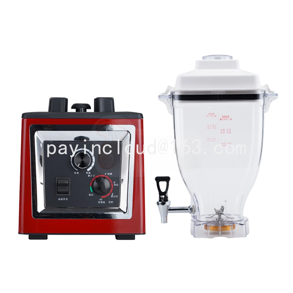 New 10L Professional Commercial Food Mixer Grain Wall Breaker Grinder Food Processor 2500W Powerful Juicer 9850 Motor