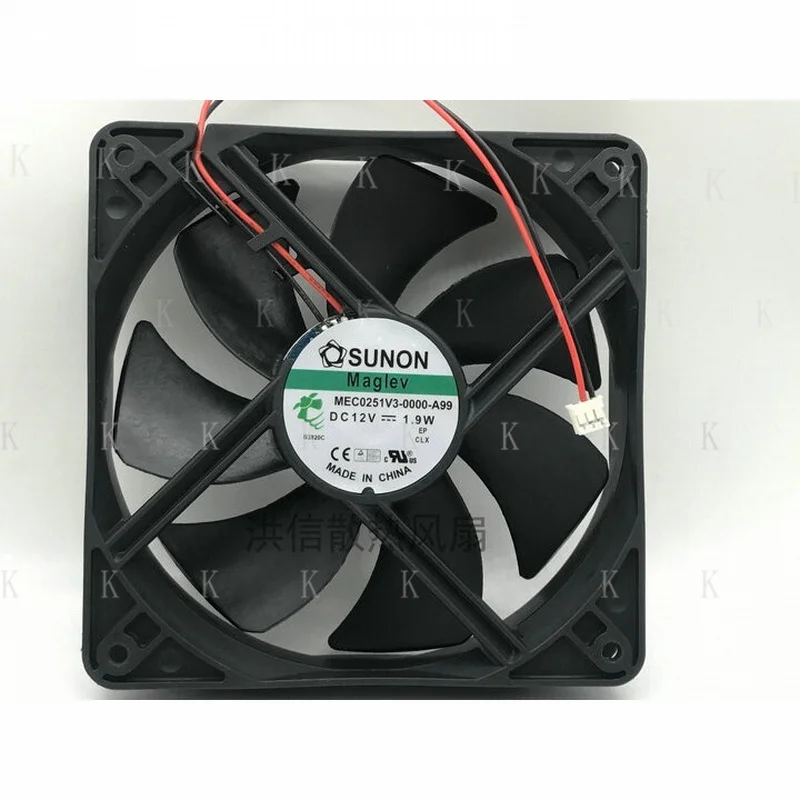 C FOR SUNON MEC0251V3-0000  wbr/ -A99 DC12V 1.9W 12025 12CM 120mm fan 2pin