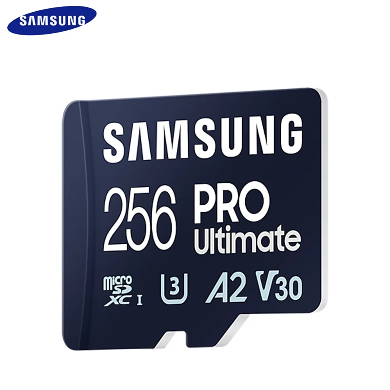 SAMSUNG Micro SD Card 128GB MicroSDXC U3 4K Flash Memory Card 256GB V30 C10 TF Card 512GB High Speed 200M/s PRO Ultimate Reader