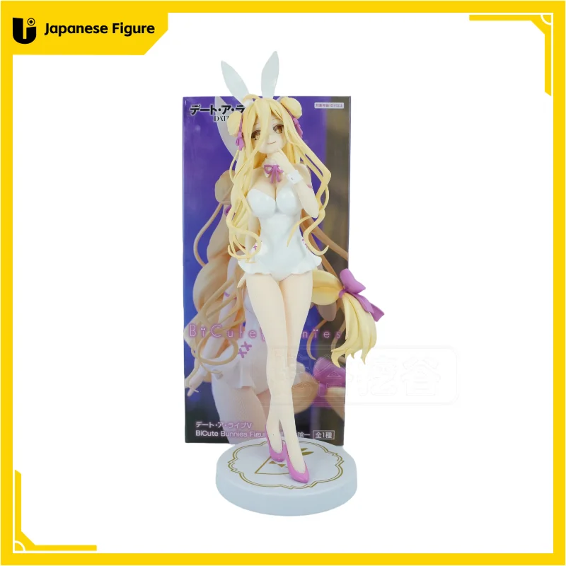 En Stock, Figuras Originales FuRyu BiCute Bunnies de Date A Live V Hoshimiya Mukuro, Juguetes de Anime, Adornos de Escritorio, Modelos Coleccionables