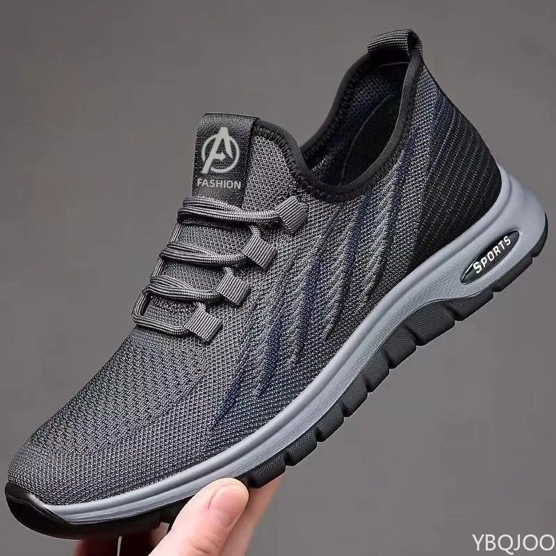 

Новые мужские кроссовки, дышащая универсальная сетчатая обувь, уличные легкие противоскользящие лоферы, повседневная мужская обувь большого размера Homme Zapatos