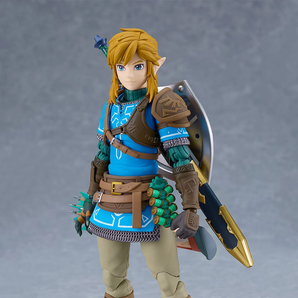 MaxFactory Figma No.626 Link The Legend of Zelda Tears of The Kingdom Collectible Model Toy Anime Action Figure Gift for Kids