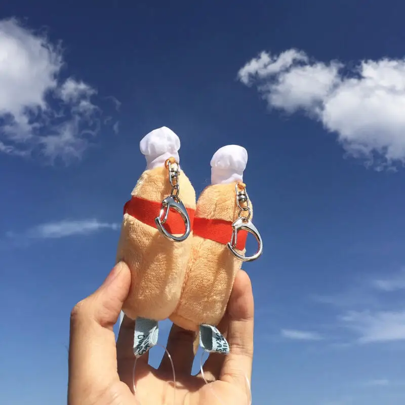 انمي ياباني Sumikkogurashi الخبز الفرنسي أفخم المفاتيح الإبداعية دمية حقيبة كمبيوتر محمول على ظهره سستة الديكور لعبة هدية الكريسماس #4