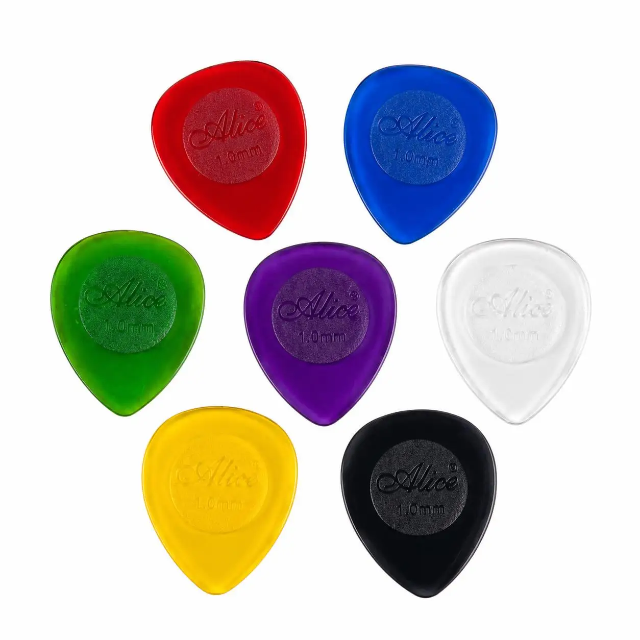 Assorted Gauge Mini Teardrop Picks – Mixed Color Set in 1/2/3mm for Precision Picking Speed Shredding & Dynamic Tone Control TMZ
