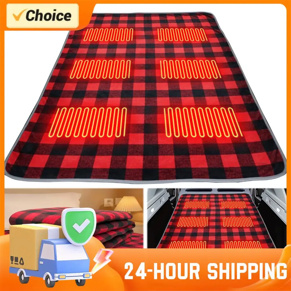 

Electric Blanket Heaters Smart Control Heated Blanket Winter Carpet Mat Electric Heating Blanket Camping Heating Sleeping Pad