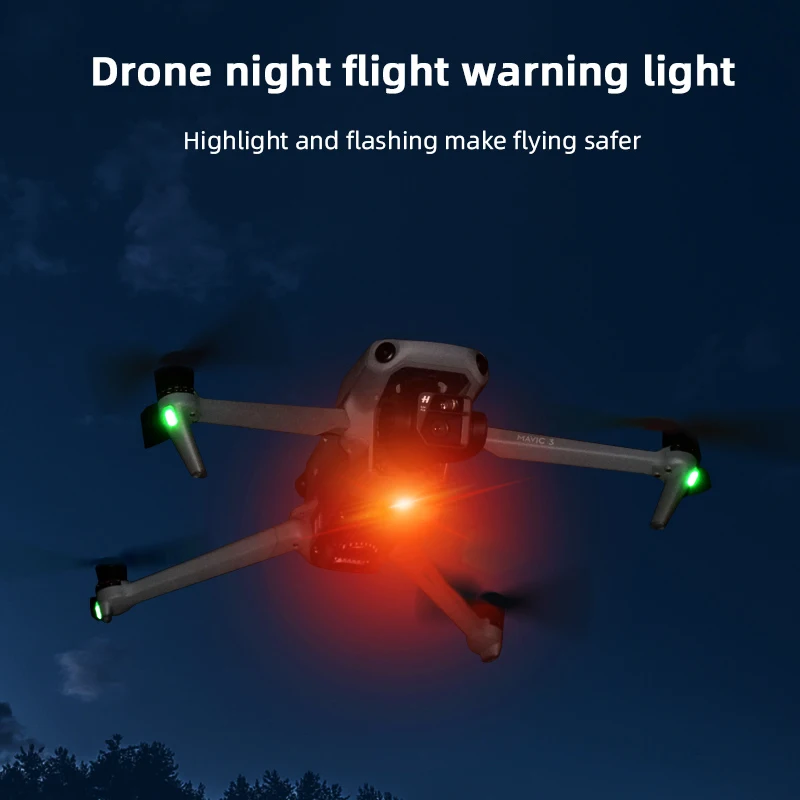 Drone Strobe Lights Dron Night Flight Light for DJI Mavic 3/Air 2/Mavic Mini/Mavic 2/Mini 2/FPV/Phantom 3 4 Accessories