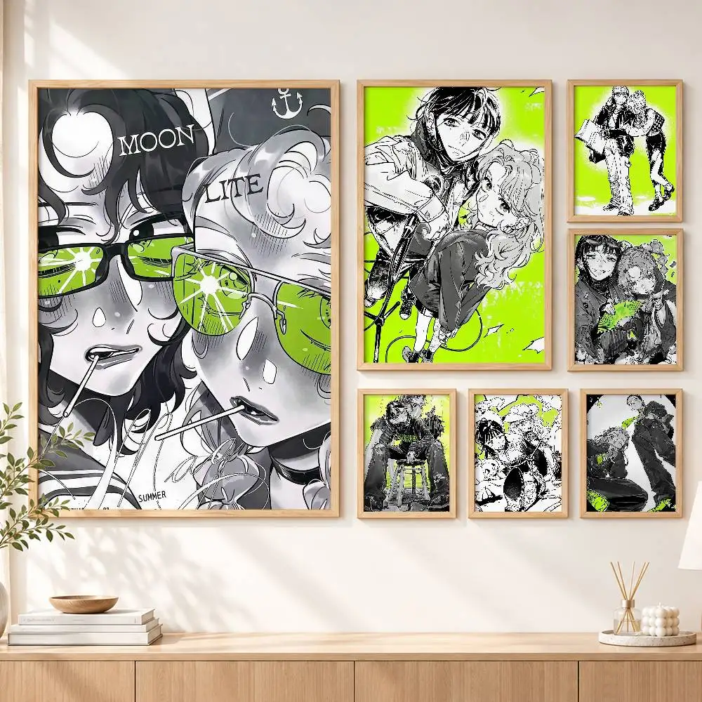 KiniOto Mitsuru Koya Isaki Fujiwara Aya Koga Mitsuki Poster HD Self Adhesive Waterproof Wall Art Ideal for Home Office Dorm Gift