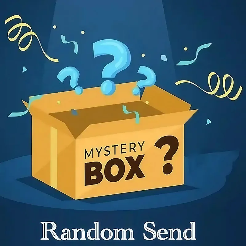 Mystery Box ,Random 2 Pieces Mens Fashion Round Quartz Watch Mystery Box The Best Difts For Birthday Valentine's Day Ideal Gift