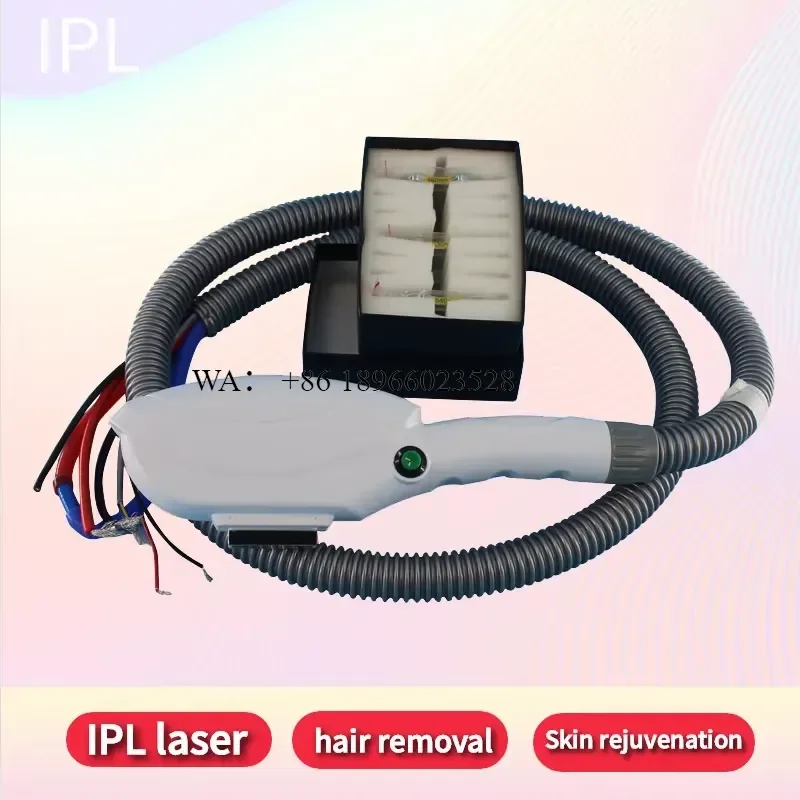WMWMNU IPL Beauty Spare Parts Handle with Replaceable Filters 10x40mm Spot Size for Full Body Painless Hair Removal