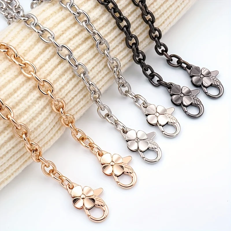 Metal Handbag Chain High-End Women'S Diagonal Shoulder Bag Chain Strap Replacement Parts Purse Metal Gold Chain 102CM