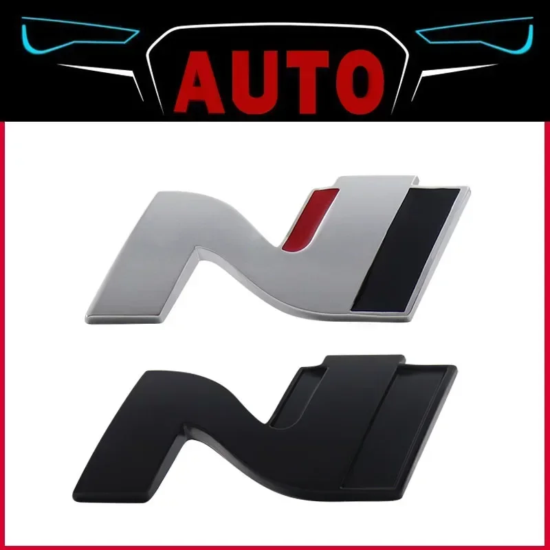 Badge Sticker 3D Car Styling N Nline car Hood Fender trunk Rear Decal Emblem For N Line