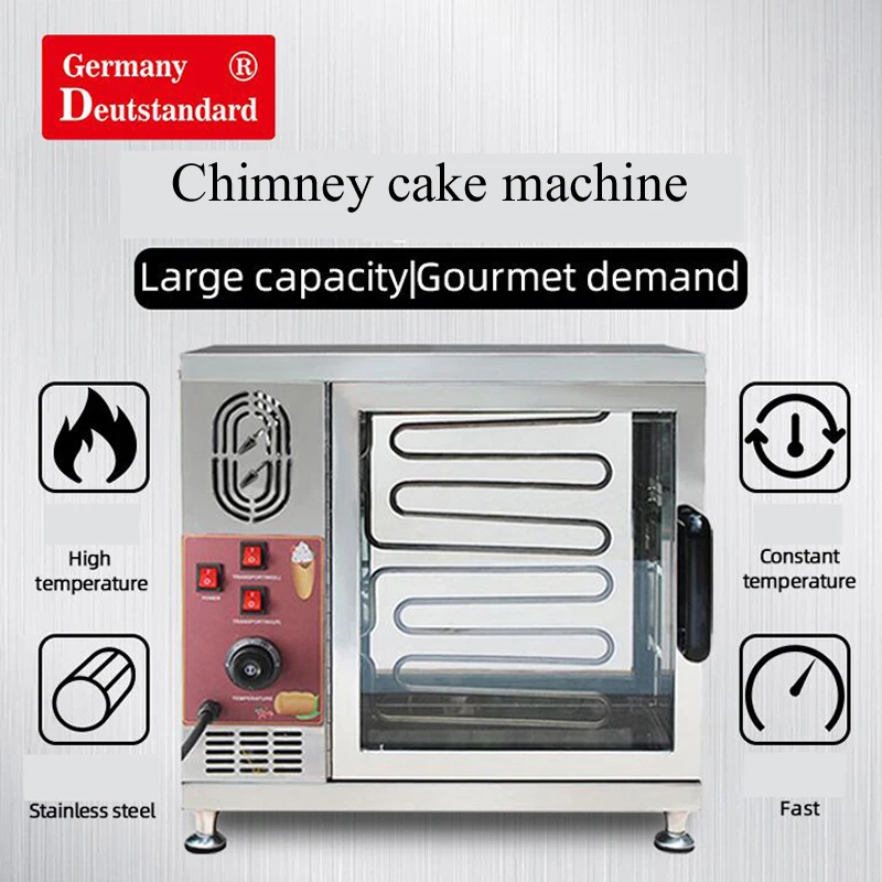 PBOBP Manual Chimney Cake Cutter Mini Ice Cream Cone Chimney Cake Bread Hungary Roll Cutter Machine