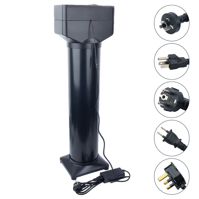 16L Commerical Electric Coffee Grounds Knock Box Automatic Coffee Portafilter Cleaner Electric Espresso Portafilter Brush 60W