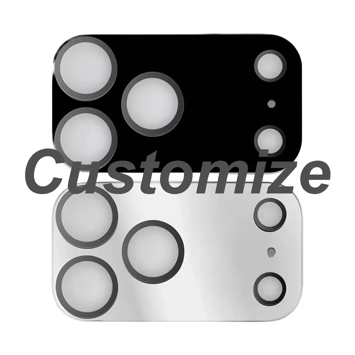 Custom Phone Accessories Decor Camera Lens Protector for IPhone 18 17 Pro Max / 18 17 Pro Scratch Resistant Glass Rear Cover