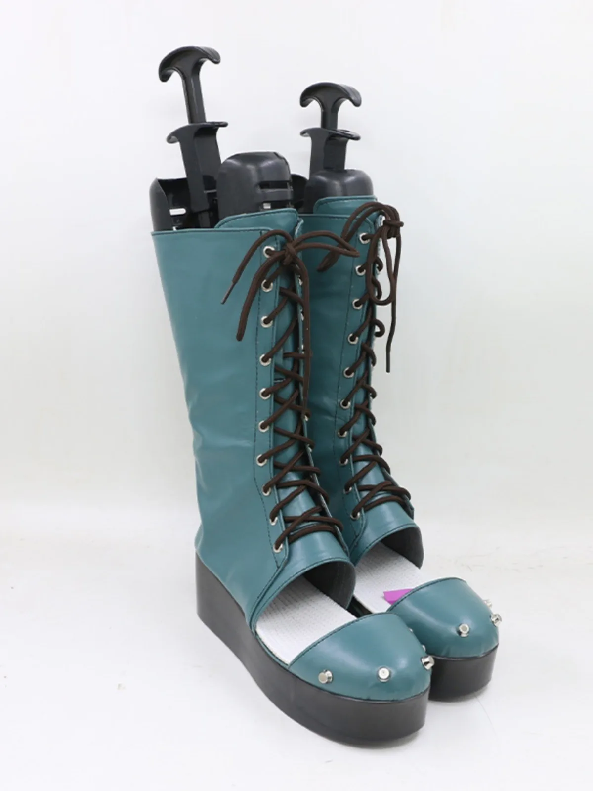 A.b.a Cosplay Schoenen Pu Lederen Schoenen Halloween Carnaval Laarzen Cosplay Prop Op Maat Gemaakt