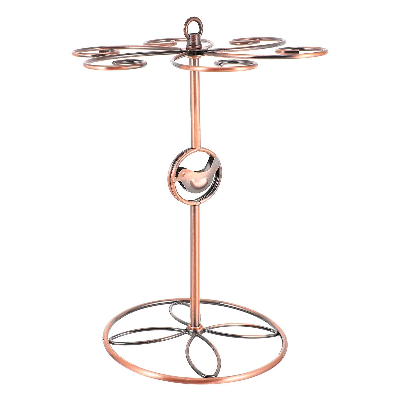 

1pc Wine Glass Rack Red Stemware Holder Vintage Cup Storage Display Drying Rack Household Decorative Organizer Stand
