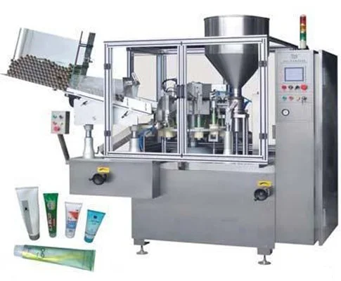 Automatic Toothpaste   Paste Cream Tube Filling Packaging Machine for Soft Plastic Tube