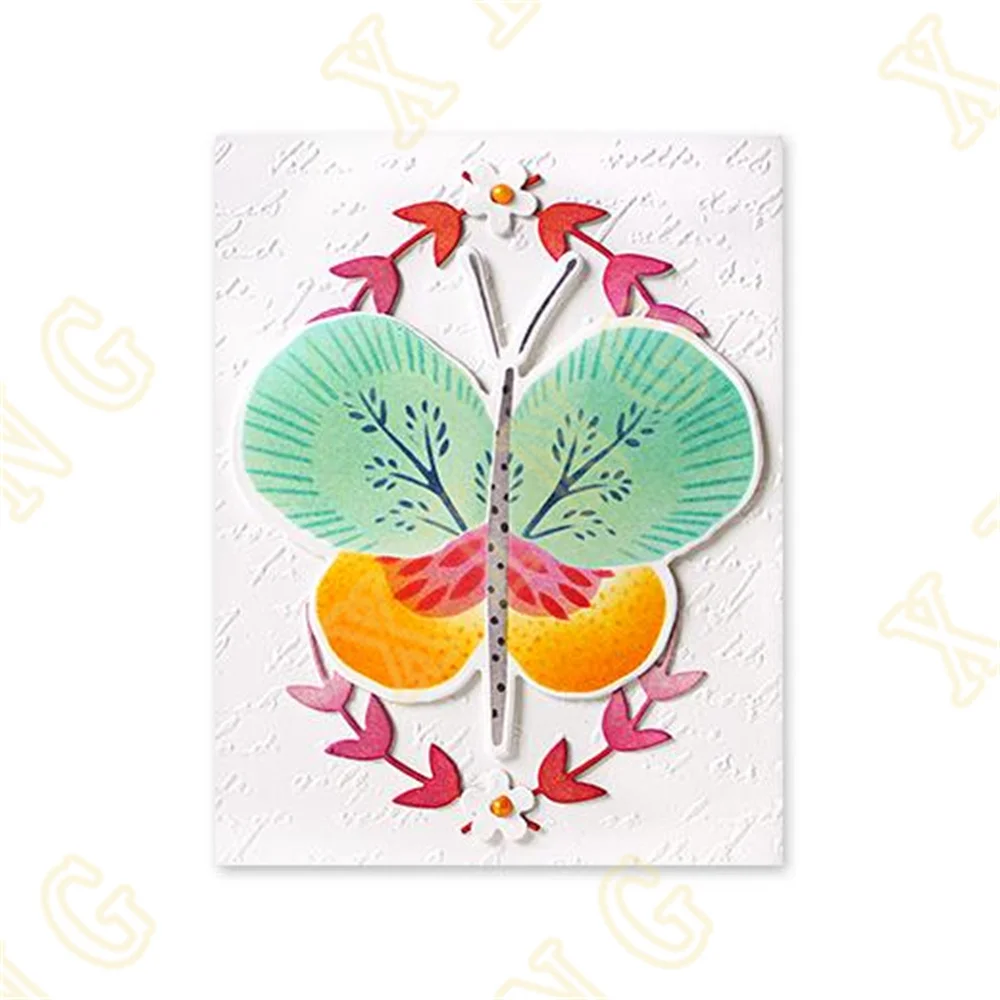 Floral Wings Classy Frames Metal Cutting Dies DIY Scrapbook Paper Diary Decoration Card Handmade Embossing 2025 New Product