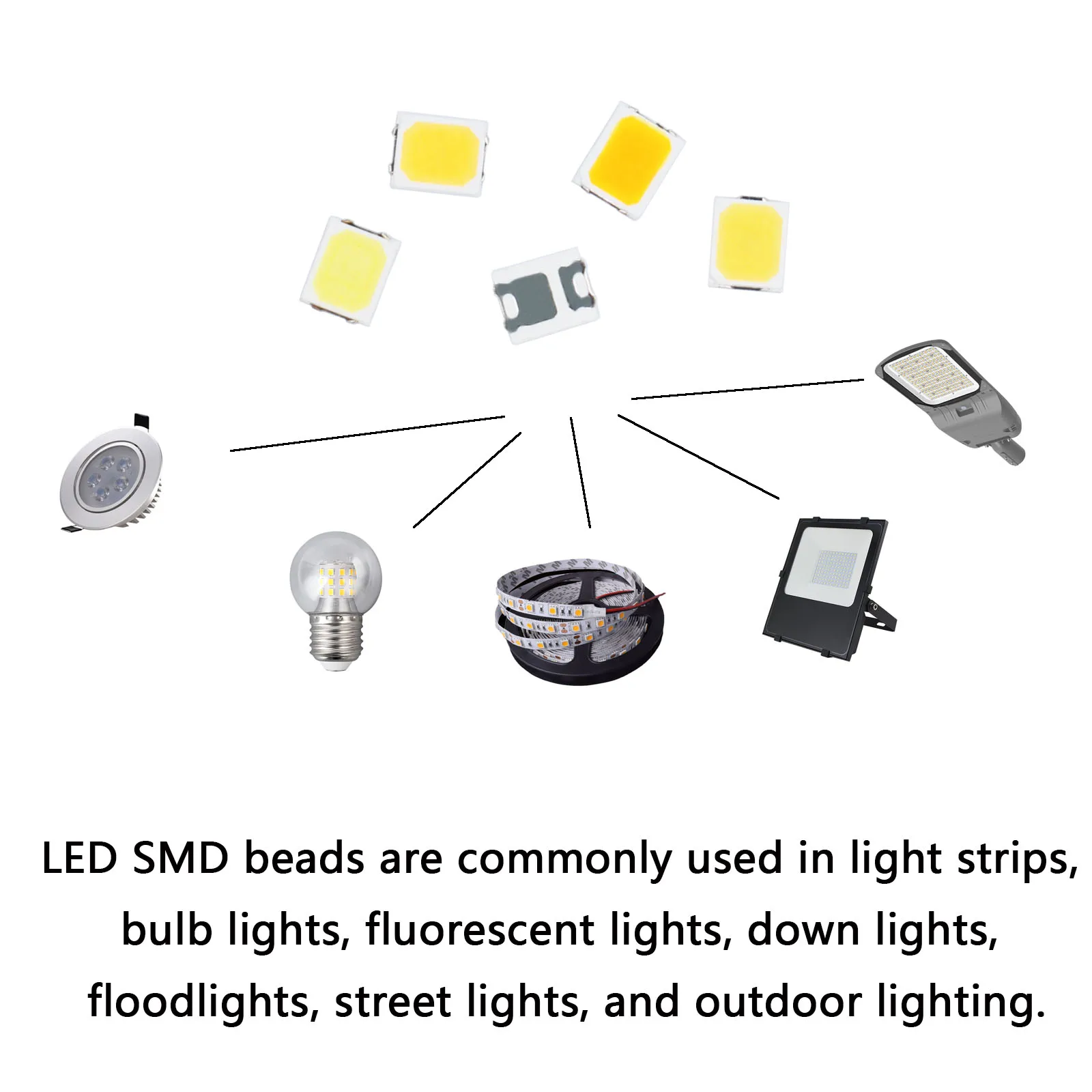 100PCS Lot คุณภาพสูง SMD2835 ทองแดง DC3V 60-65LM LED Light Emitting ไดโอด 0.5W ชิป LED Super Bright LED ลูกปัดสีขาว DIY