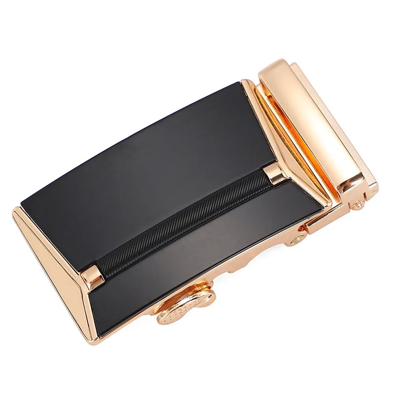 Cintura con fibbia automatica in lega di lusso da uomo - Fibbia per cintura alla moda larga 3,5 cm per jeans e abiti, accessori per cinture eleganti premium