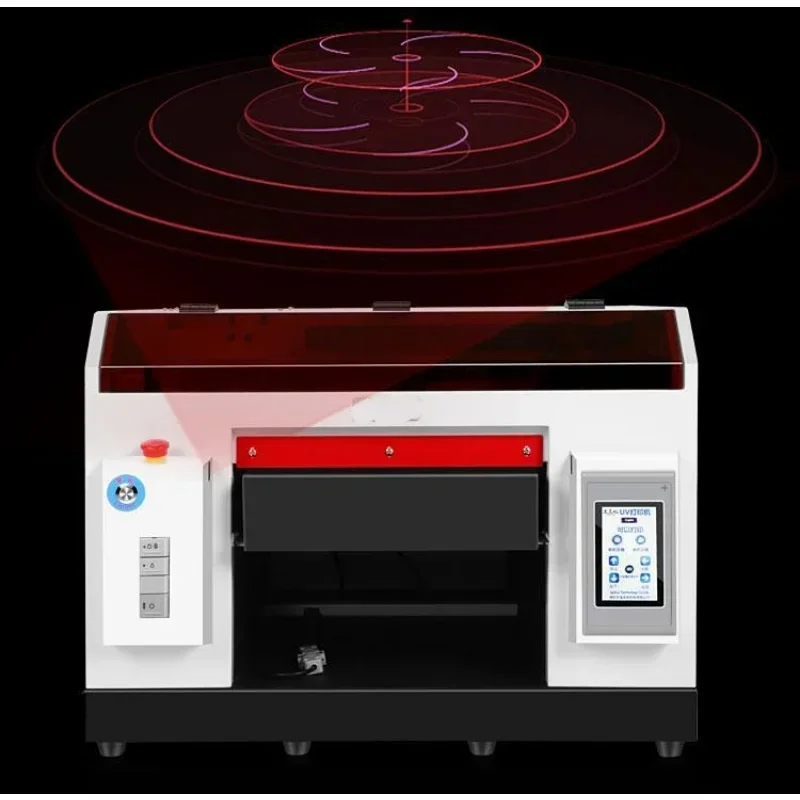 Upgrade A3-18 UV Flatbed Printer A3 A4 Size R1390 L800 Printhead With Rotary For Bottle Phonecase Metal Acrylic Wood Cups Glass