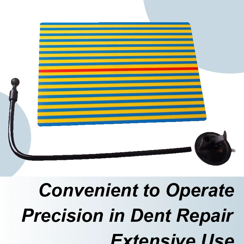

Car Dent Repair Reflector Car Body Damage Detecting Tool Precision Time-Saving Striped Panel Portable Auto Repair Tools For Used