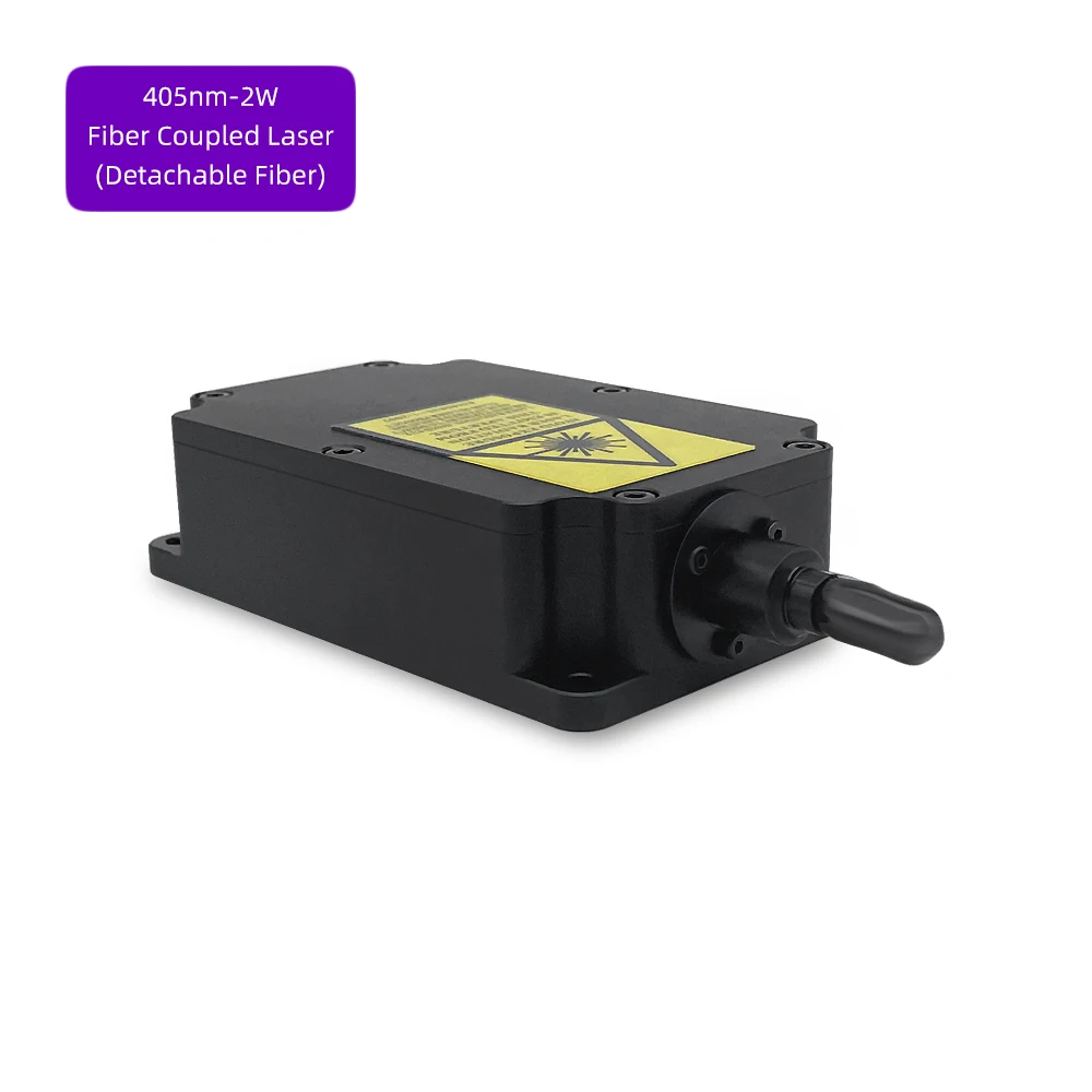 40nm 2W 200um 400um 800um متعدد الوضع انفصال الأشعة فوق البنفسجية ديود الألياف إلى جانب وحدة SMA905 مصدر الضوء