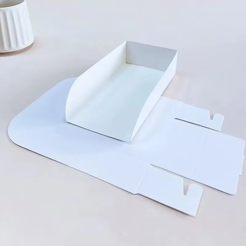 50pcs Mini Hamburger Paper Box Pancake Toast Sandwich Bread Holder Snack Street Food Packaging Boxes Festival Party Supplies