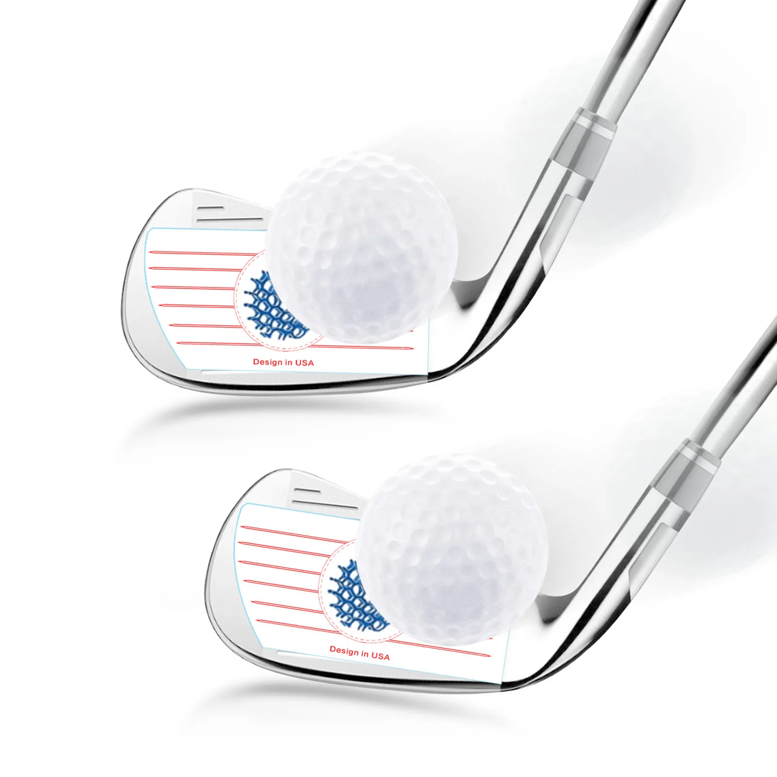 125/250P Golf Club Impact Tape Stickers Etiketten voor Driver Woods Irons, Ball Hitting Recorder Trainingshulpmiddelen voor Swing Practice