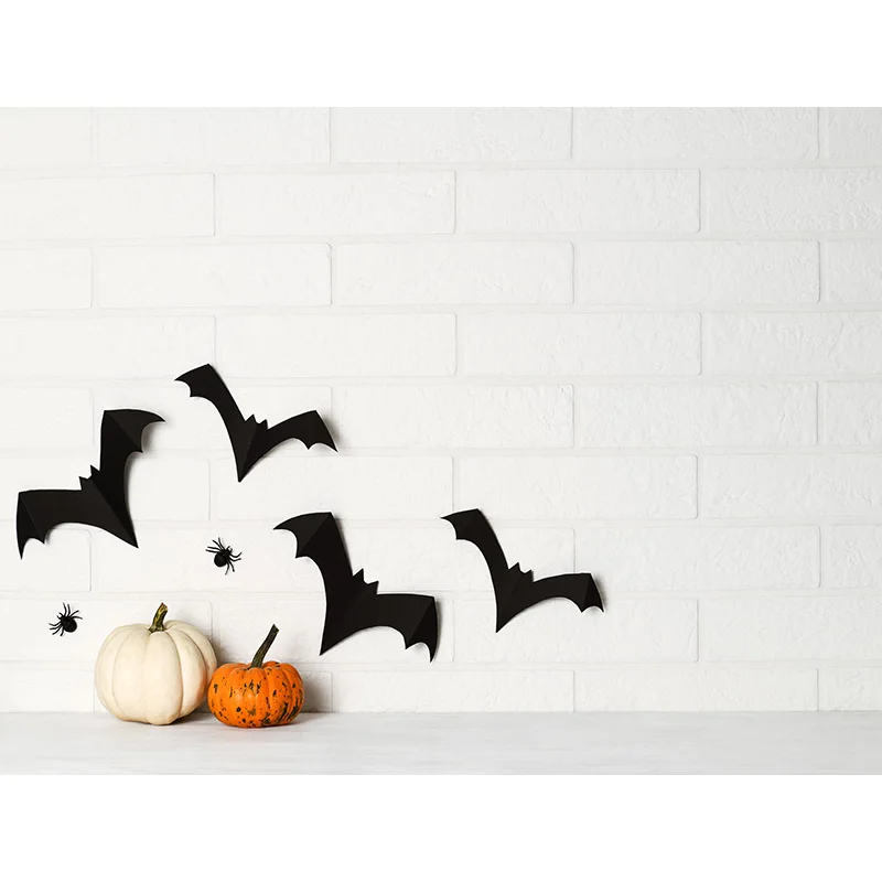 Halloween Photography Backgrounds Castle Gate Ghost Pumpkin Photo Backdrops For Studio Props Decor WSJ-02