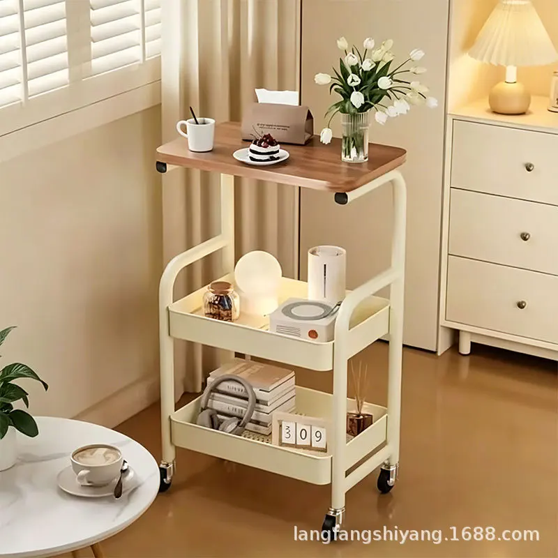 Flexible removable shelves, living room, sofa side, several bedrooms, household snack cart, multi-layer storage