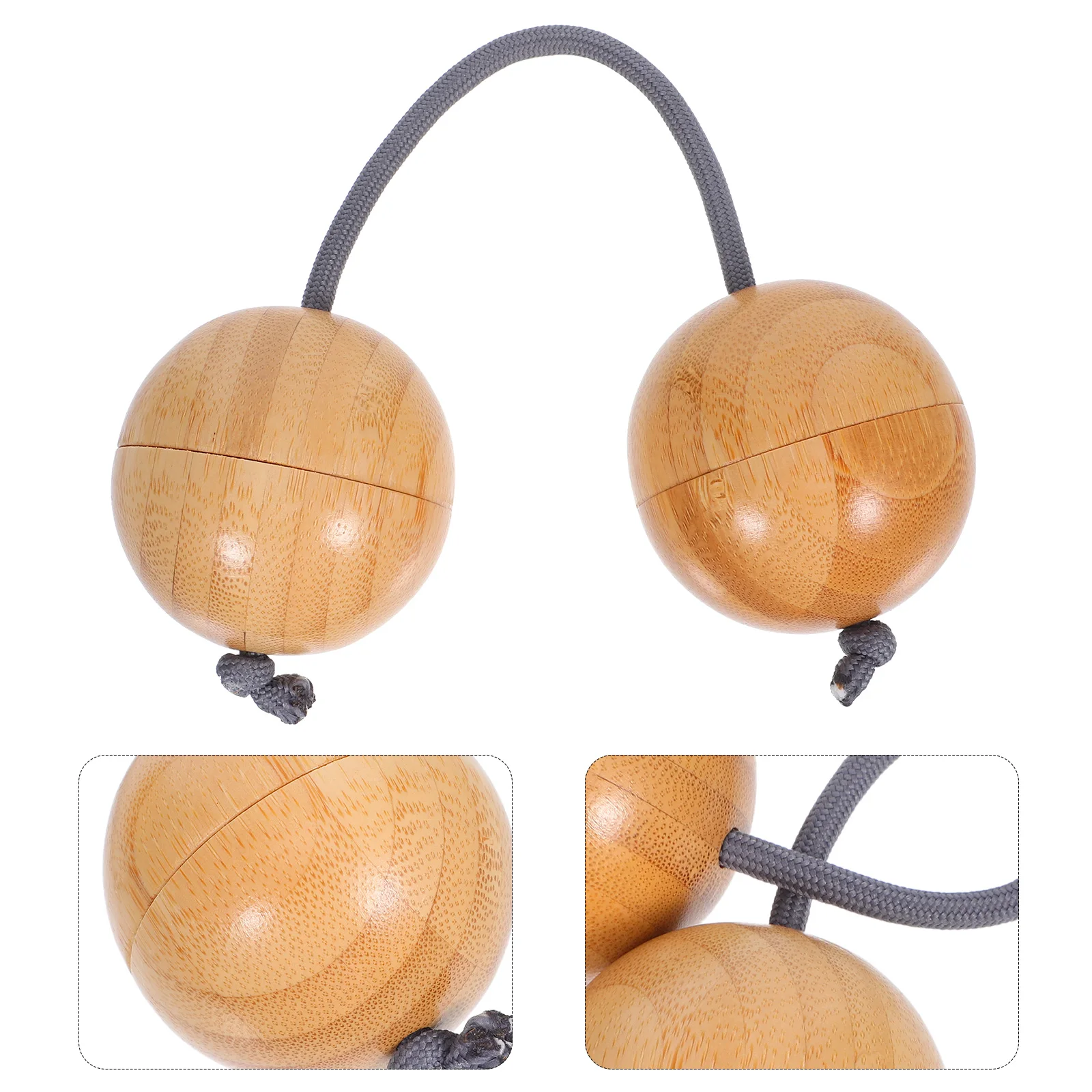 

Bamboo Percussion Instrument Teenager Music Shaker Maracas Egg Musical Hand Sand Balls Rhythmic Rattle Instruments