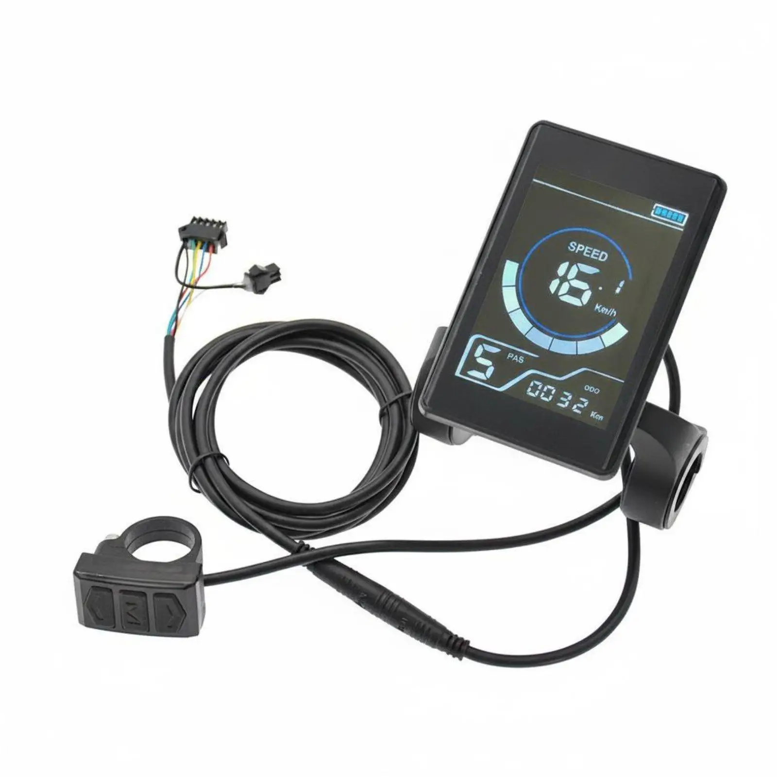 Electric Bike Speed Meter Clear Digital Screen Cycle Display Bicycle Electric Kit Mountain Scooter for Real-time Travel