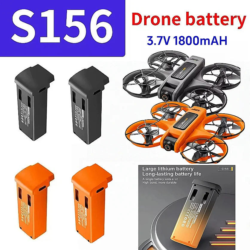 

205NEW Original S156 Drone Battery 3.7V 1800MAh Battery For S156 RC Quadcopter Replacement Battery S156 Accessory Parts