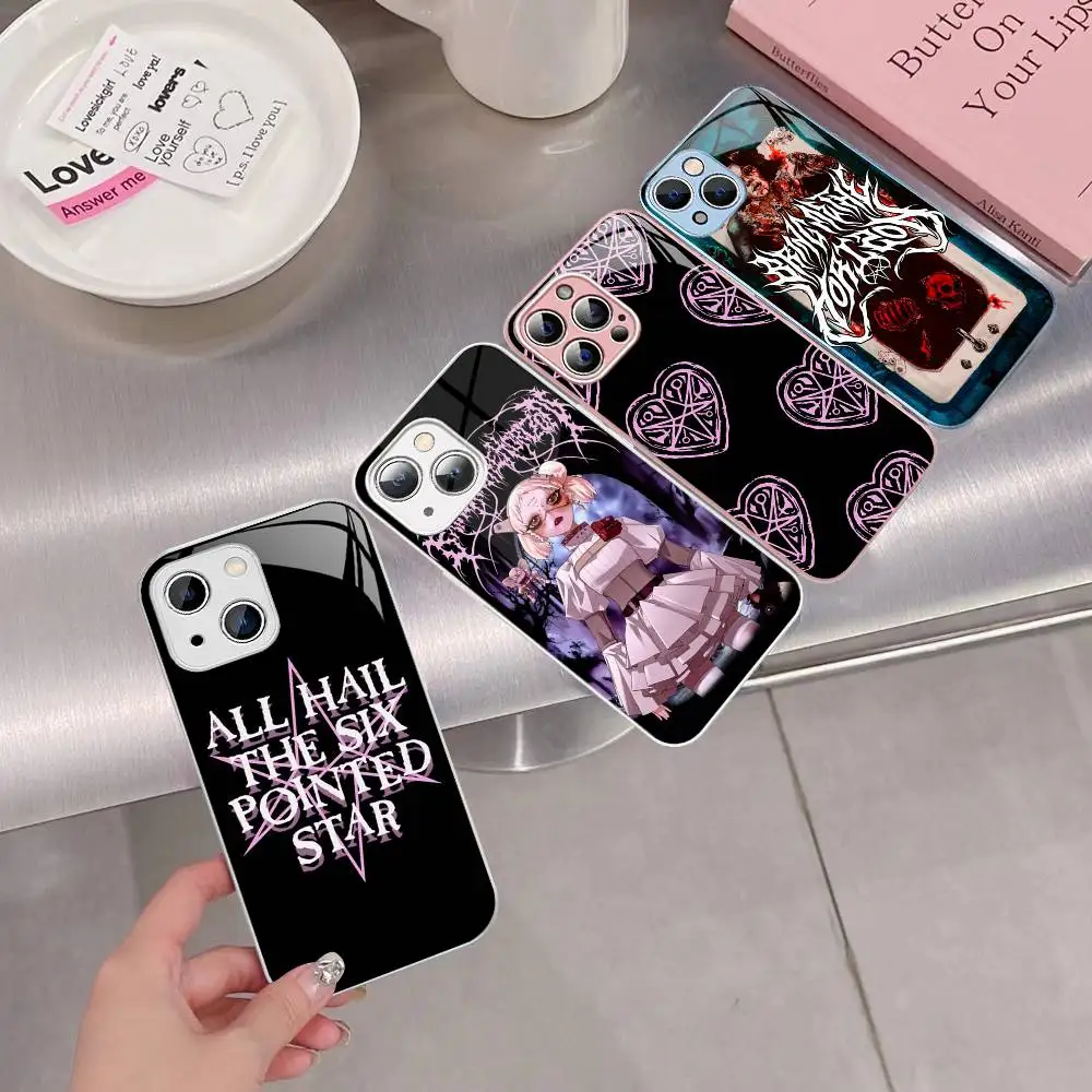 

B-Bring Me The Horizon BMTH Tempered Glass For Iphone 14 13 12 11 Pro Mini XS MAX 14Plus X XS XR Fundas