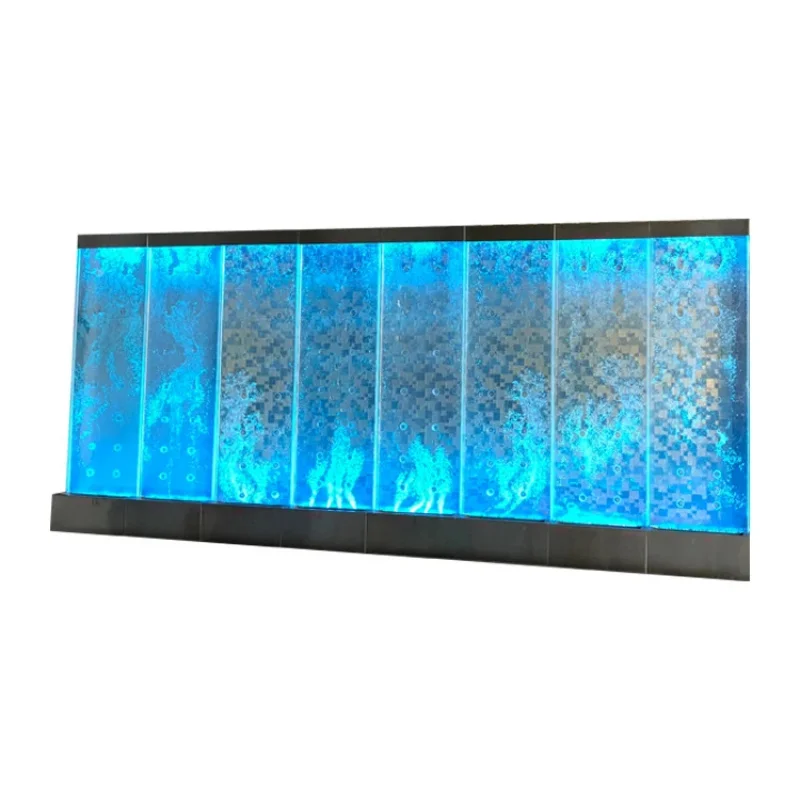 

Customize.Custom Acrylic Freestanding Led Fountains Bubble Wall Indoor Decorative