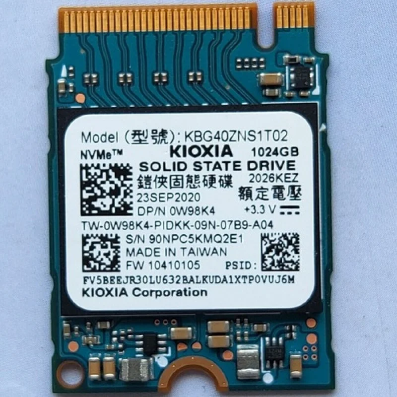 A+for  KIOXIA BG4 1 TB/512 GB NVMe M.2 2230 SSD For Surface Pro 7+ 8 Steam Deck