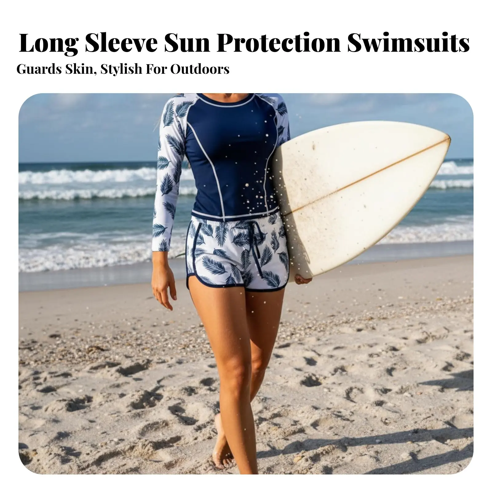 

Комплект для водных видов спорта с длинным рукавом: рубашка для защиты от солнца и шорты, быстросохнущий костюм для серфинга с принтом