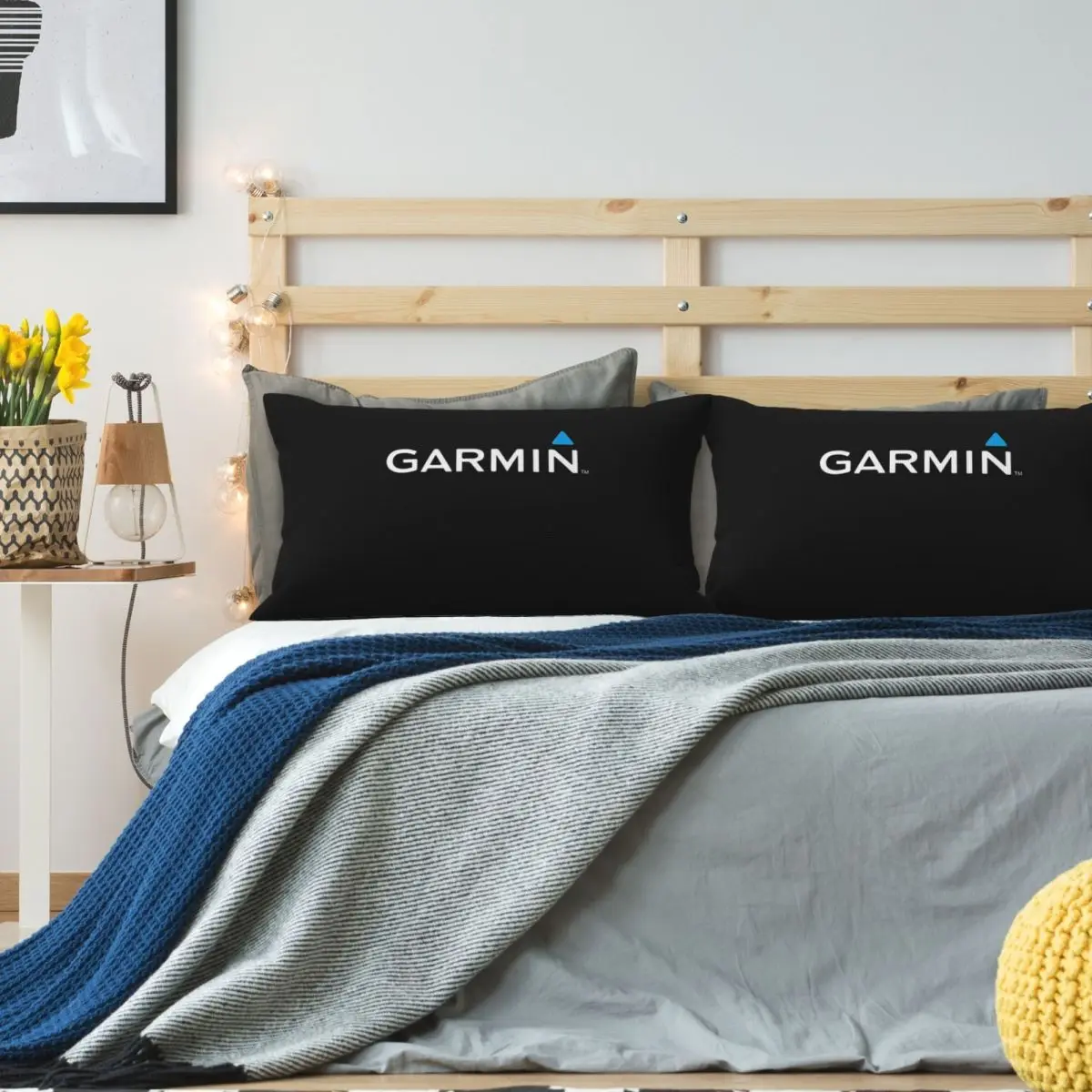 Official Garmin Original Merchandise Classic Rectangle Linen Pillowcase Cushion Cover Polyester Bed Home Comfort Throw Pillow