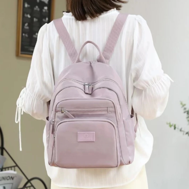 2023 New Fashion Women Mini Backpacks Luxury Oxford Kawaii Travel Bagpack Cute Graceful Shoulder Bag Small Mommy Bolsa Mochila