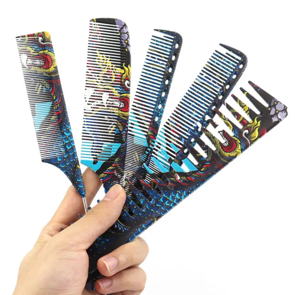 

Fashion Hair Comb Long-lasting Lightweight Hairdressing Comb Anti-static Portable Hairdressing Comb