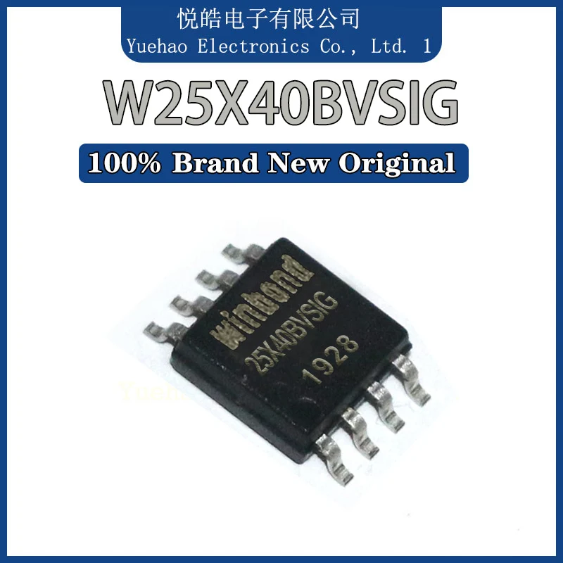 10PCS/LOT Original W25X40BVSIG 25X40VSIG BVSSIG IC MCU 4Mbit FLASH SOP-8 Chip