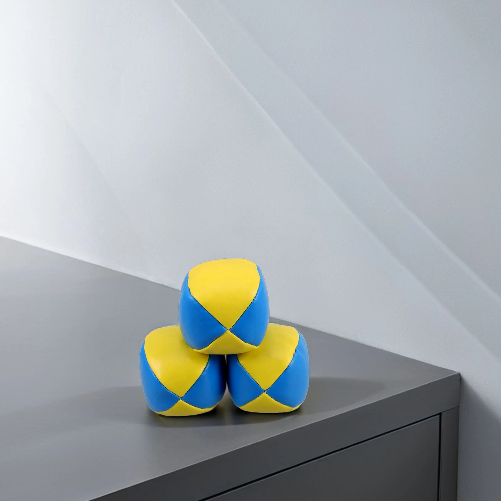 3 قطعة كرات قبضة المرحلة للأطفال خفيفة الوزن ملونة شعوذة الرمي ألعاب المبتدئين أداء اللعب في الهواء الطلق مجموعة كرات الملعب