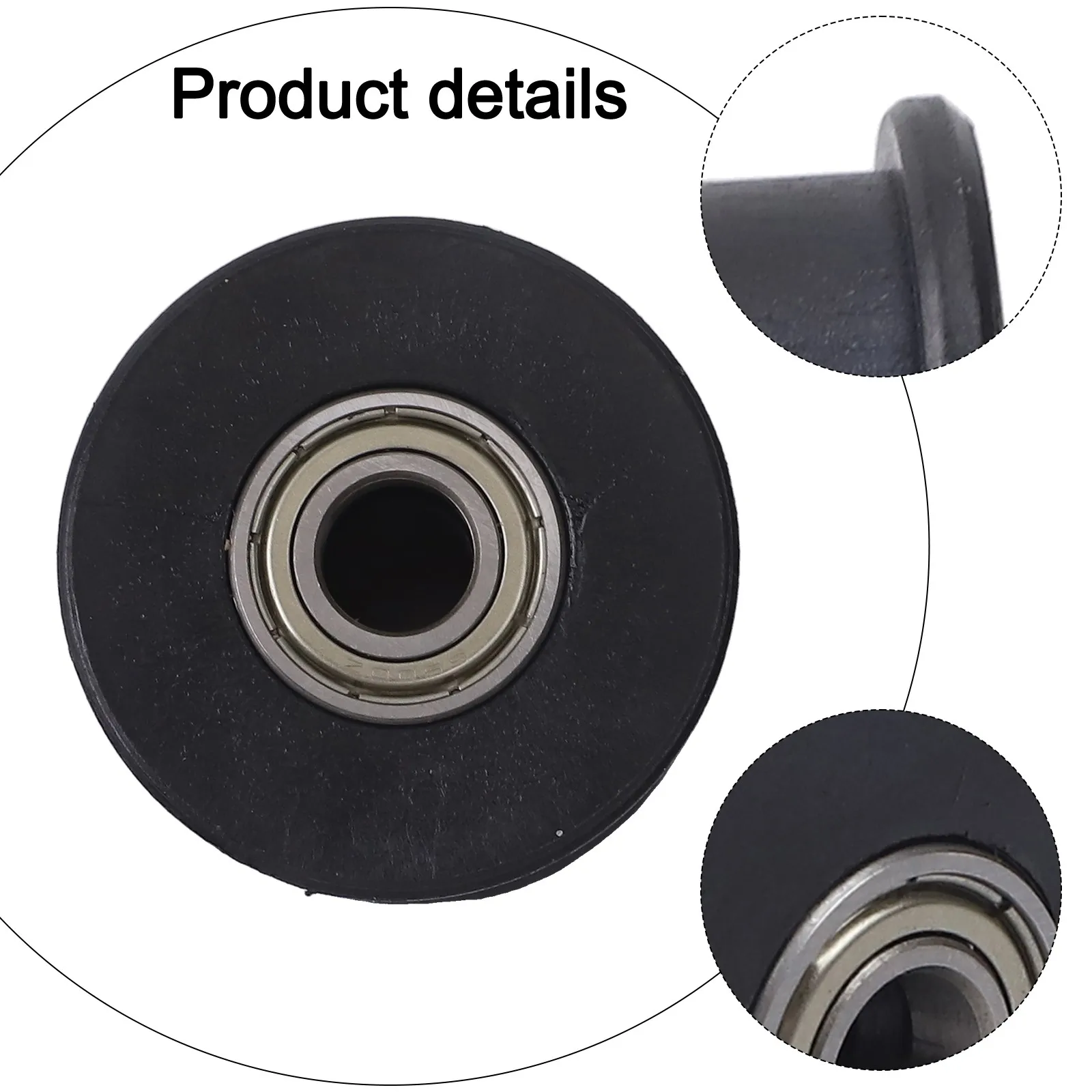 

Plastic Replacement Seat Roller Pulley for Rowing Machine Fitness Equipment 10mm Inner Diameter Fits 60mm Rectangular Tubes