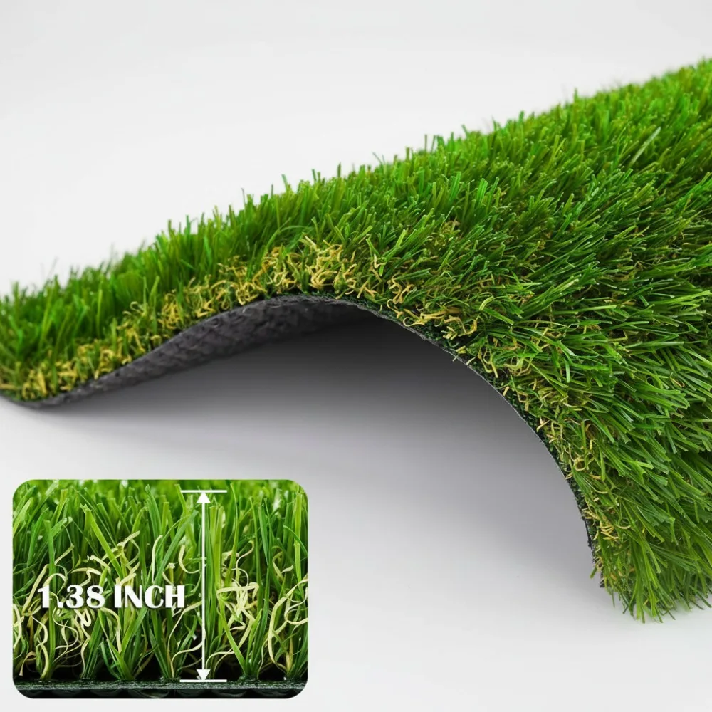 

Premium Artificial Grass 3x5 ft Pet Turf, Realistic Fake Lawn for Indoor/Outdoor Landscape & Carpet Doormat
